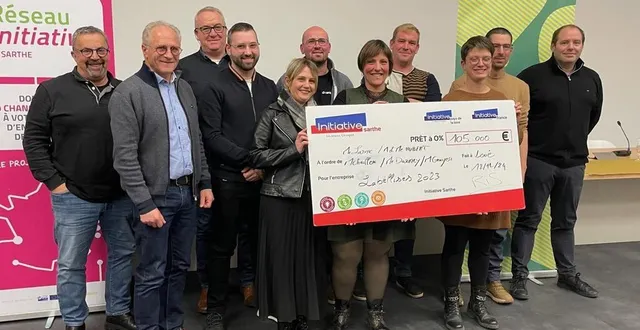 photo  105 000 € ont été avancés par le réseau initiative sarthe sous forme de prêt d’honneur à cinq projets portés par des entrepreneurs de lbn communauté en 2023.  &copy;  ouest-france 