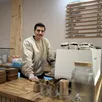 photo esteban maherault ouvre un coffee shop à alençon vendredi 20 décembre 2024.
