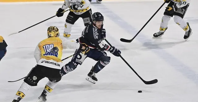 photo  sami tavernier et les ducs face à rouen : ça fait 0-2 cette saison.  &copy;  sébastien aubinaud 