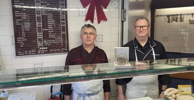 photo  françois chassais et son salarié reprennent les rênes des deux boucheries de vivoin et de sillé-le-guillaume.  &copy;  le maine libre 