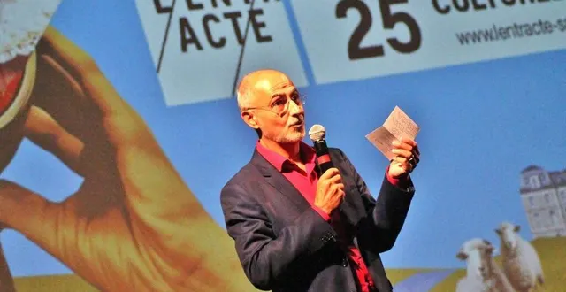 photo  roland bouchon, ici lors de la soirée de présentation de la saison, le 14 septembre 2024.  &copy;  archives ouest-france 