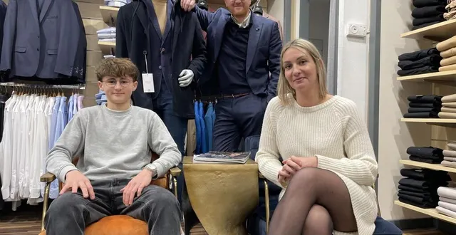 photo  grégory rouland, a repris le magasin g. apard à alençon en 2018, depuis, il assure la promotion de sa boutique lui-même, avec l’aide de ses employés.  &copy;  ouest-france 