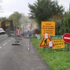 photo  les travaux sur le réseau d’assainissement ont pris du retard rue jules-alain à solesmes. la première tranche s’achèvera au mieux fin janvier 2025. 