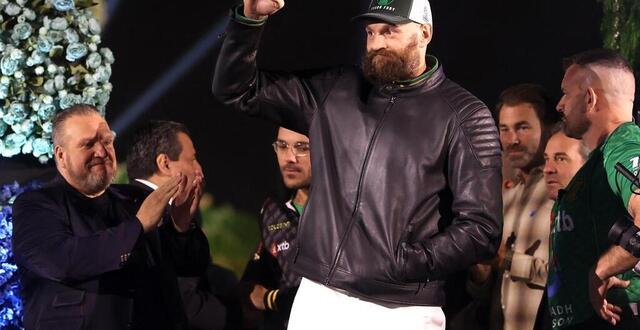 photo  sept mois après la victoire d’oleksandr usyk, tyson fury veut prendre sa revanche sur l’ukrainien ce samedi soir.  ©  photo : richard pelham / getty images via afp 