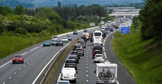photo  depuis le 15 avril 2024, des travaux d’élargissement de la voie de gauche sont en cours entre les échangeurs de parigné-l’évêque et écommoy (sarthe), sur l’autoroute a28 (photo d’illustration).  &copy;  dr 