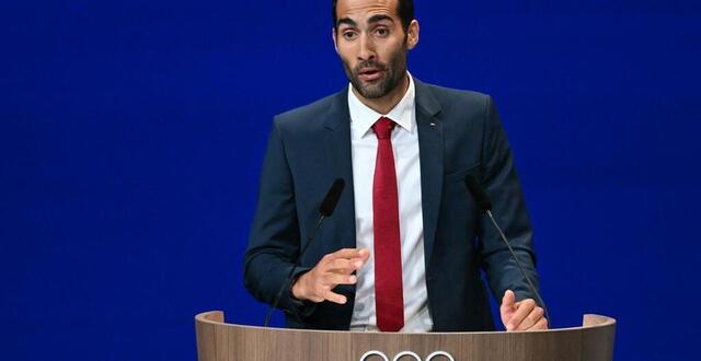 photo  martin fourcade est candidat à la direction du comité d’organisation des jo 2030.  ©  photo : fabrice coffini / afp 