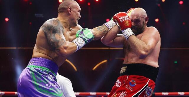 photo  combien tyson fury et oleksandr usyk ont-ils touché pour leur combat ?  ©  photo : richard pelham / afp 