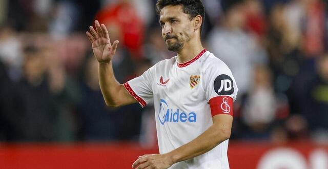 photo  après 17 saisons sous le maillot du fc séville, jesus navas met fin à sa carrière professionnelle, ce dimanche, sur le terrain du real madrid.  ©  photo : dax images / nurphoto via afp 