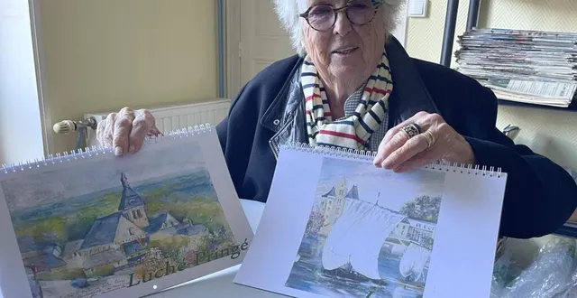 photo  josy here propose des calendriers 2025 sur le patrimoine de sarthe, au bénéfice de mayotte.  &copy;  le maine libre 