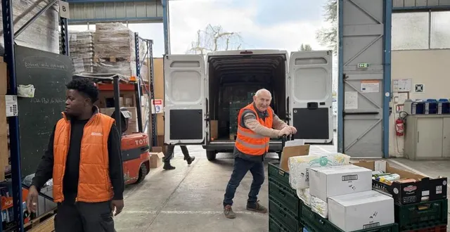 photo  les bénévoles de la banque alimentaire de l’orne à alençon.  &copy;  ouest-france 