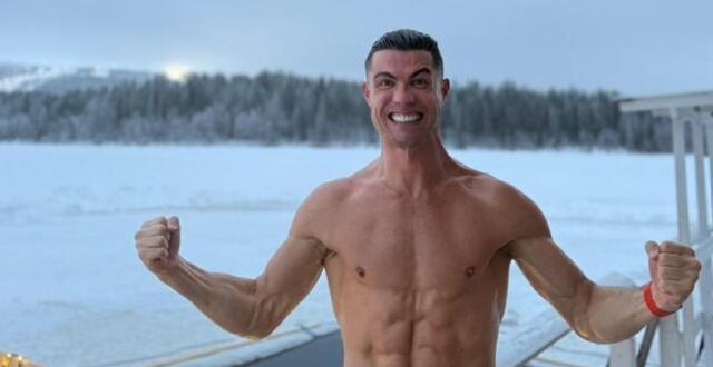 photo cristiano ronaldo est en laponie. © twitter cristiano ronaldo