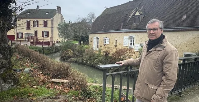 photo  andré besnier, maire de ceton (orne), évoque les difficultés face aux inondations qui ont touché son village en 2024.  &copy;  ouest-france 