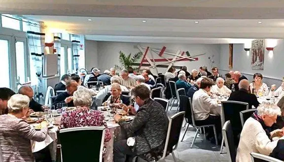 photo  un repas agréable pour la soixantaine d’adhérents.  &copy;  le maine libre 