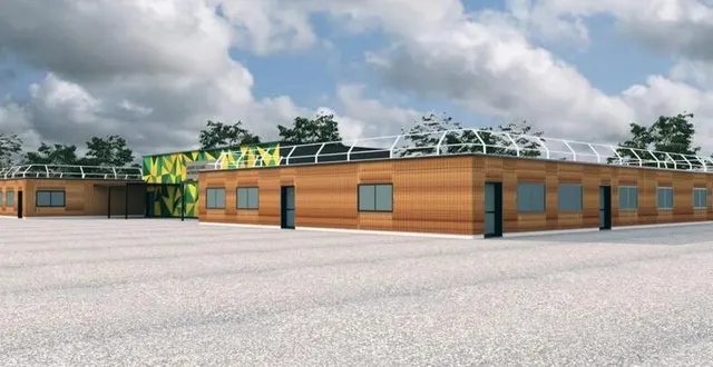 photo  la future école comptera huit classes.  &copy;  cabinet d’architecture sallet 