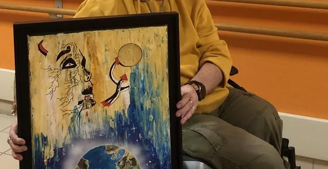 photo  les œuvres de rémy bothet égayeront les couloirs de l’arche durant toutes les fêtes de fin d’année.  &copy;  ouest-france 