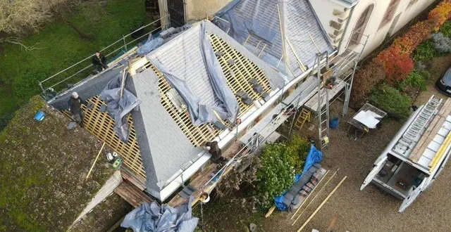 photo  d’importants travaux ont été réalisés à l’église saint-martin.  &copy;  mairie 