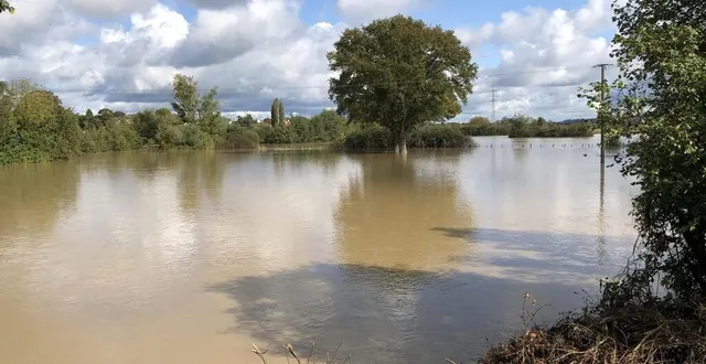 photo  les champs débordent d’eau dans le perche ornais, début octobre 2024.  &copy;  ouest-france 