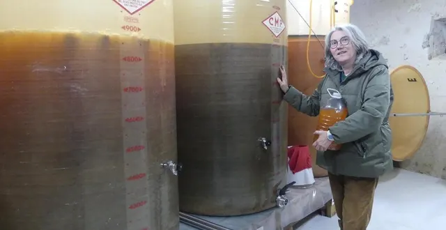 photo  emmanuelle debats propose de profiter du cidre doux, dans les débuts de la fermentation.  &copy;  ouest-france 