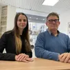 photo stéphane devillers et clémentine pascal sont conseillers funéraires à alençon (orne), depuis février 2024.