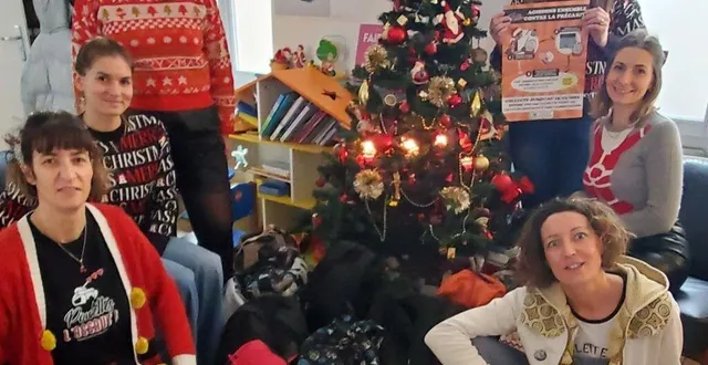 photo  les sacs ont été distribués dans différents centres, comme ici, chez solidarité femmes 72.  &copy;  le maine libre 