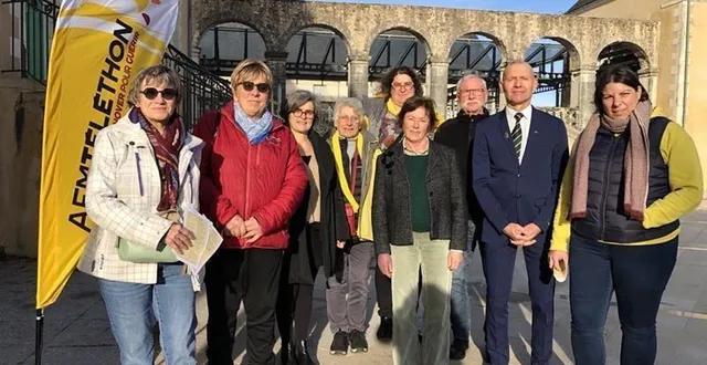 photo  ville de lancement du téléthon en sarthe, la flèche a récolté 10 472 € cette année dans le cadre de ses animations.  &copy;  ouest-france 
