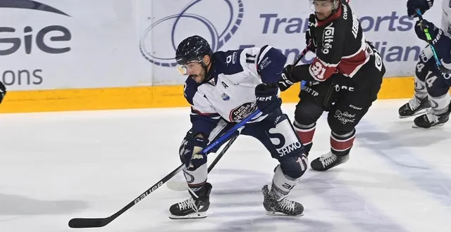 photo  robin gaborit et les ducs n’ont fait qu’une bouchée des niçois, ce samedi 28 décembre.  &copy;  sébastien aubinaud 