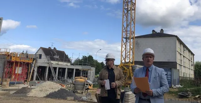 photo  la construction de l’école du quartier vallée d’auge a commencé en 2024.  &copy;  archives ouest-france 