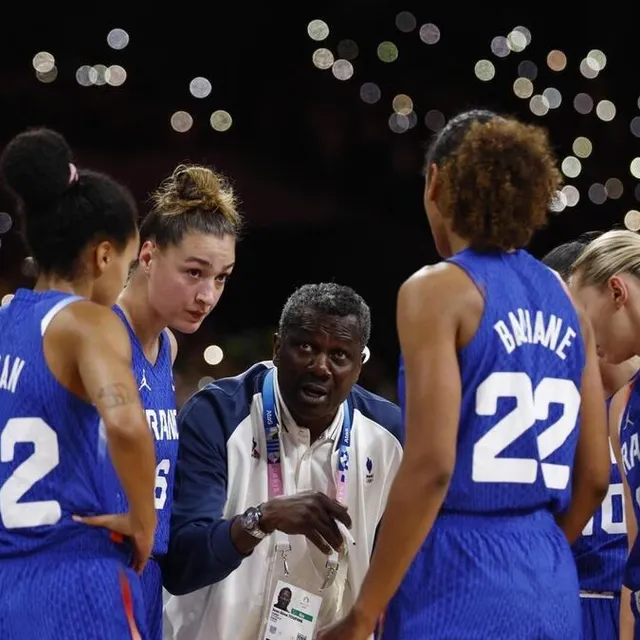 photo alexia chery-chartereau, avec le maillot des bleus, lors des jeux olympiques à paris.  ©  reuters