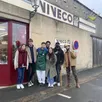 photo lubin latchoumaya et ses amis ont pris possession du viveco d’auvers-le-hamon, samedi 28 décembre 2024, aux heures de fermeture, pour tourner un mini-court métrage.