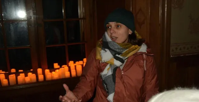 photo  tiphaine boulay a comptabilisé 371 visiteurs au château de courtanvaux, le week-end dernier.  &copy;  ouest-france 