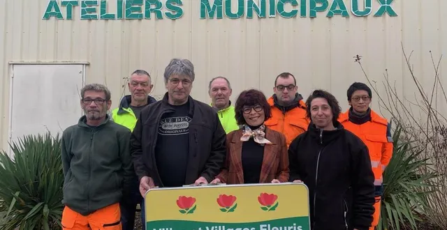 photo  l’obtention de la 3e fleur : un travail collectif  &copy;  le maine libre 