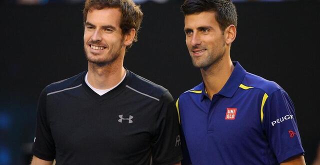 photo  novak djokovic a choisi andy murray comme nouvel entraîneur. ici les deux champions de tennis en 2016 à melbourne, en australie.  ©  cameron spencer/getty images via afp 