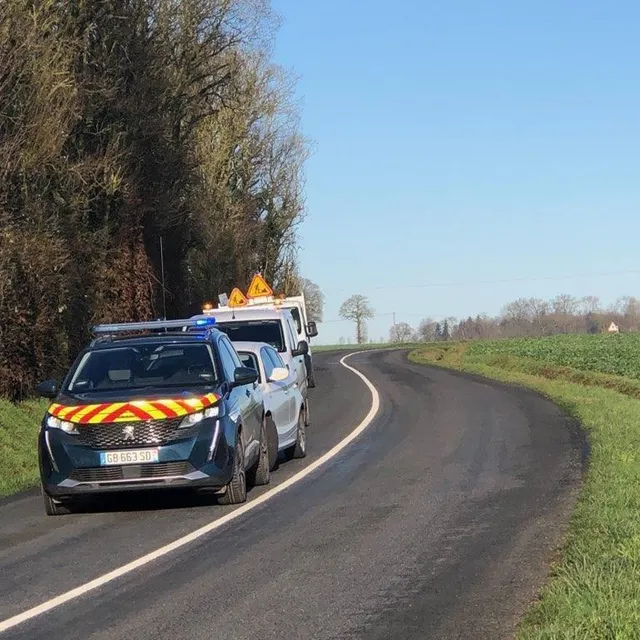 photo en fin de matinée, les véhicules accidentés ont été remorqués.  ©  ouest-france