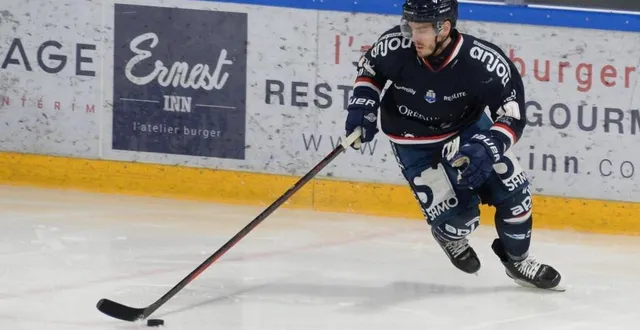 photo  nicolas ritz, hockeyeur des ducs.  &copy;  co-jérôme hurstel 