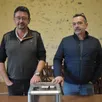 photo vincent barrais et christophe pinto, maires de saint-mars-de-locquenay et de volnay, deux communes qui viennent officiellement de fusionner après quatre années de travail.