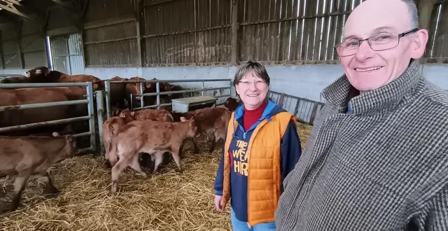 photo  martine et pierre jardin ont cessé leur activité d’exploitant agricole le 31 décembre 2024. par là même, ils stoppent aussi leurs activités de vente directe et leur présence sur les marchés.  &copy;  ouest-france 