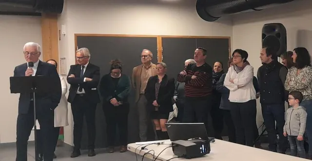 photo  la soirée vœux du maire et du conseil municipal ont eu lieu hier.  &copy;  ouest-france 