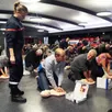 photo un cours d’initiation des gestes de premiers secours a été dispensé au centre de secours de tinchebray-bocage (orne).