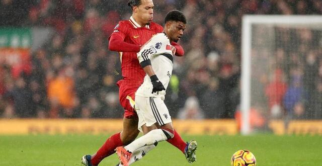 photo  amad diallo a permis à manchester united d’accrocher le nul sur la pelouse de liverpool.  ©  photo : carl recine / getty images via afp 