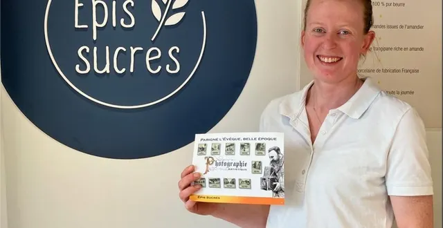 photo  sylvaine nous présente la collection des fèves et la galette la plus vendue : la briochée.  &copy;  le maine libre 