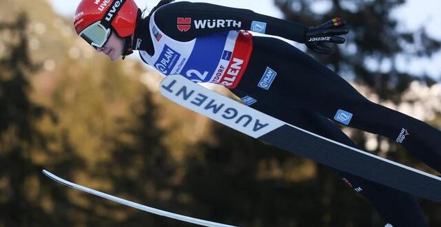 photo  la skieuse allemande selina freitag a dénoncé les inégalités de primes dans le saut à ski.  ©  photo : karl-josef hildenbrand / afp 