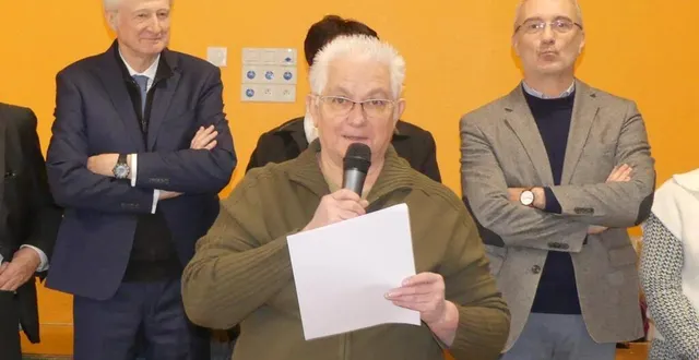 photo  la traditionnelle cérémonie des vœux s’est déroulée samedi 4 janvier en après-midi.  &copy;  le maine libre 