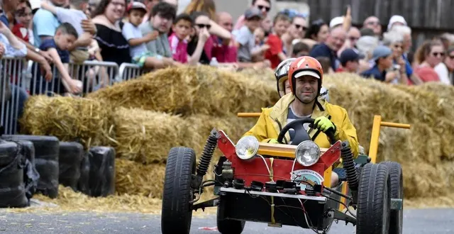 photo  une course de caisse à savons.  &copy;  archives ouest-france 