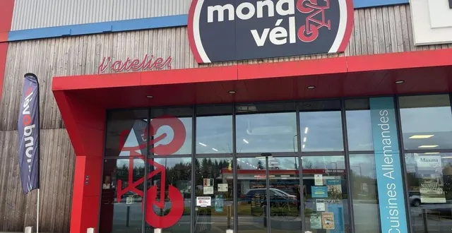 photo  l’enseigne mondovélo, qui avait ouvert à arçonnay en décembre 2022, ferme définitivement.  &copy;  ouest-france 