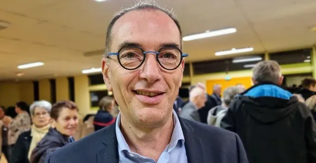 photo  david chollet, président de la communauté de communes maine cœur de sarthe, a dressé les grandes lignes du développement de cette collectivité pour l’année 2025.  &copy;  ouest-france 