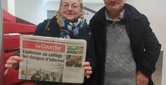 photo  françoise et françois-xavier bessuges sont les nouveaux correspondants du courrier de l’ouest à miré.  &copy;  co 