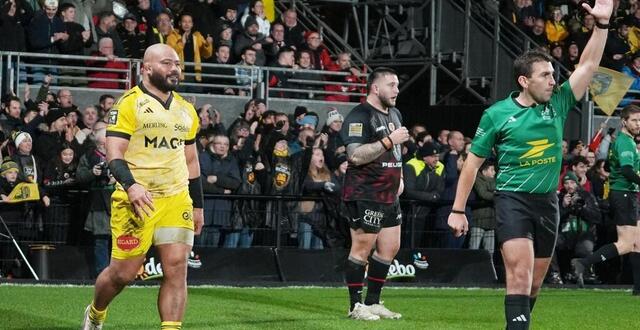 photo  le talonneur du stade rochelais tolu latu a écopé de trois semaines de suspension pour un déblayage dangereux sur le toulousain simon daroque, a indiqué la commission de discipline de la ligue nationale de rugby.  ©  photo : archive laurent lary / dppi via afp 