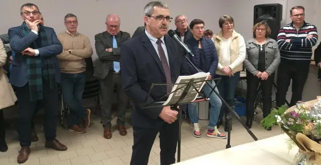 photo  dimanche, le maire bruno boulay a présenté ses vœux aux habitants.  &copy;  le maine libre 