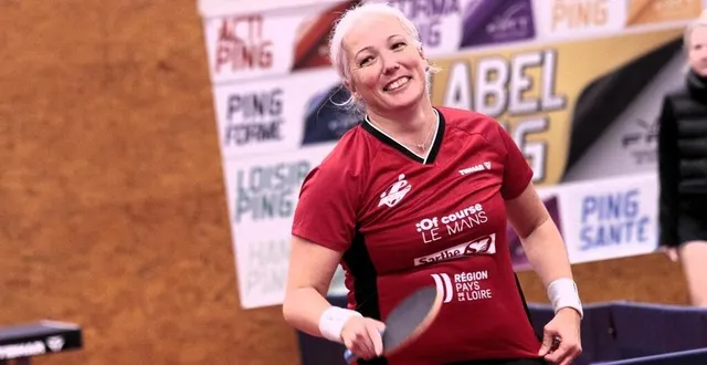 photo  claire clavier et la n1 féminine du mans sarthe tennis de table tombent dans une poule relevée.  &copy;  le maine libre 