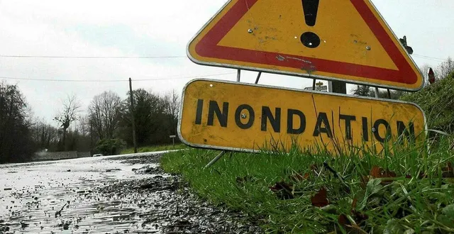 photo  attentions aux risques de crues en sarthe.  &copy;  archives courrier de l’ouest - marie delage 